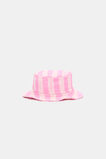 Baby Swim Hat  Candy Pink Stripe  hi-res
