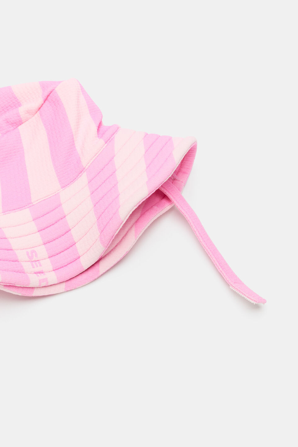 Baby Swim Hat  Candy Pink Stripe