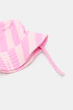 Baby Swim Hat  Candy Pink Stripe  hi-res