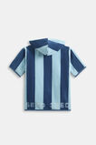 Mini Swim Zip Poncho  Washed Navy Stripe  hi-res