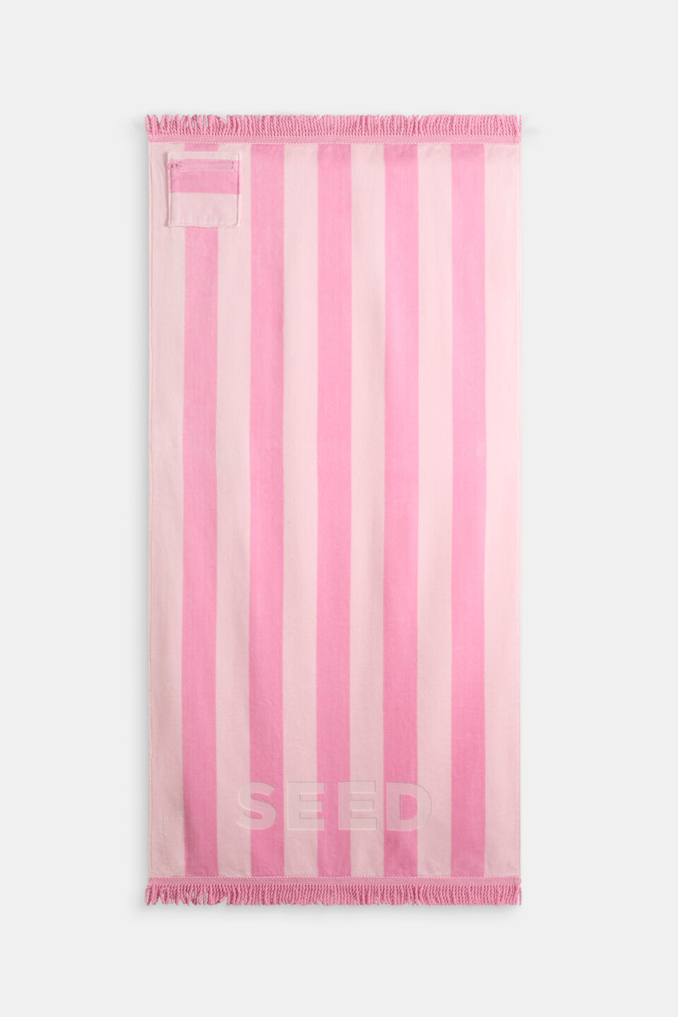 Beach Towel  Candy Pink Stripe