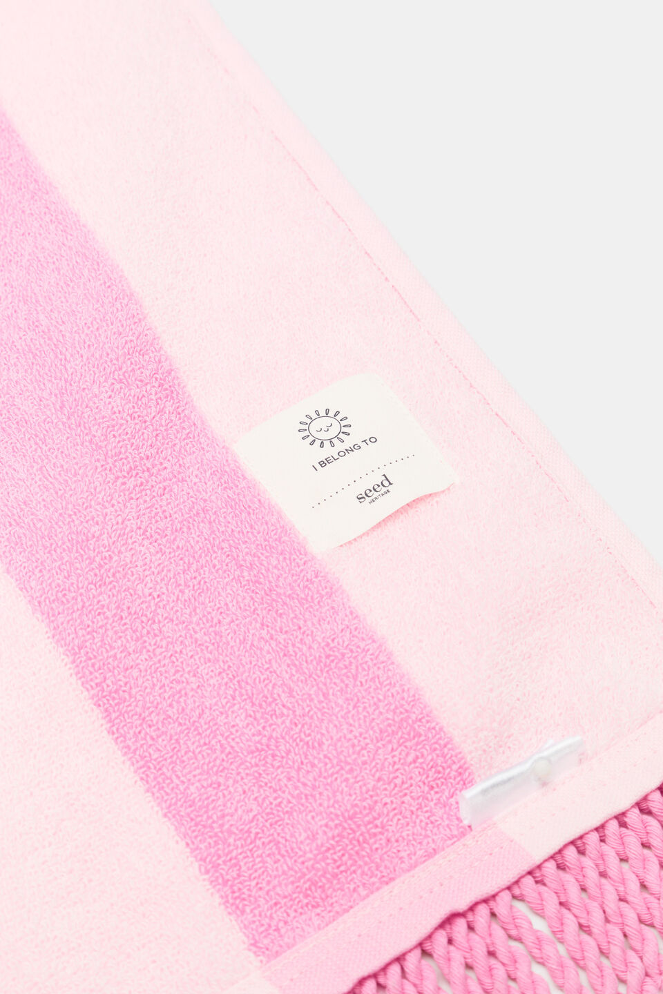 Beach Towel  Candy Pink Stripe
