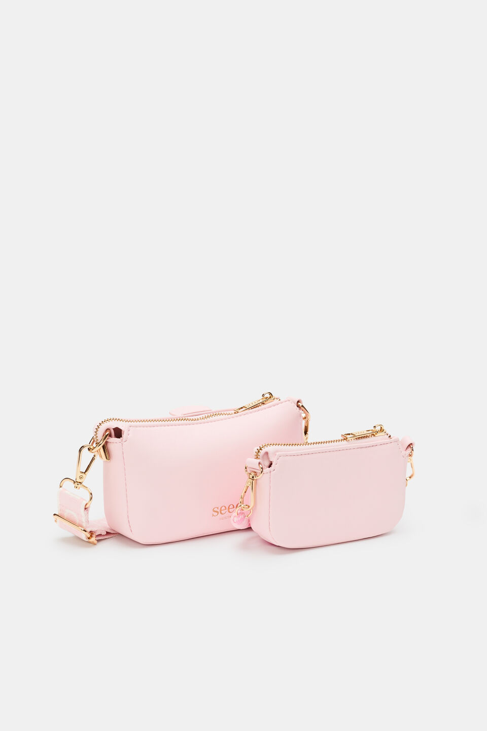 Silicone Charm Hybrid Bag  Pink Lemonade