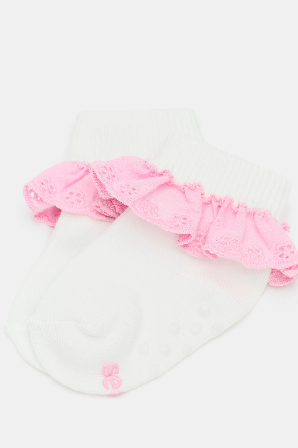 Baby Frill Sock  Candy Pink