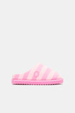 Mule Slipper  Candy Pink Stripe  hi-res