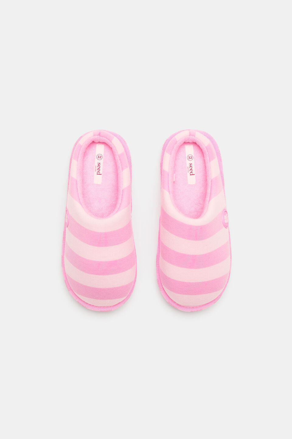 Mule Slipper  Candy Pink Stripe