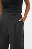 Wool Blend Tailored Pant  Black  hi-res