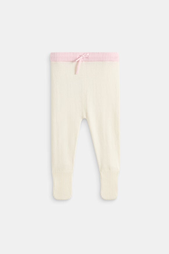 Footed Knit Pant  Classic Cream  hi-res