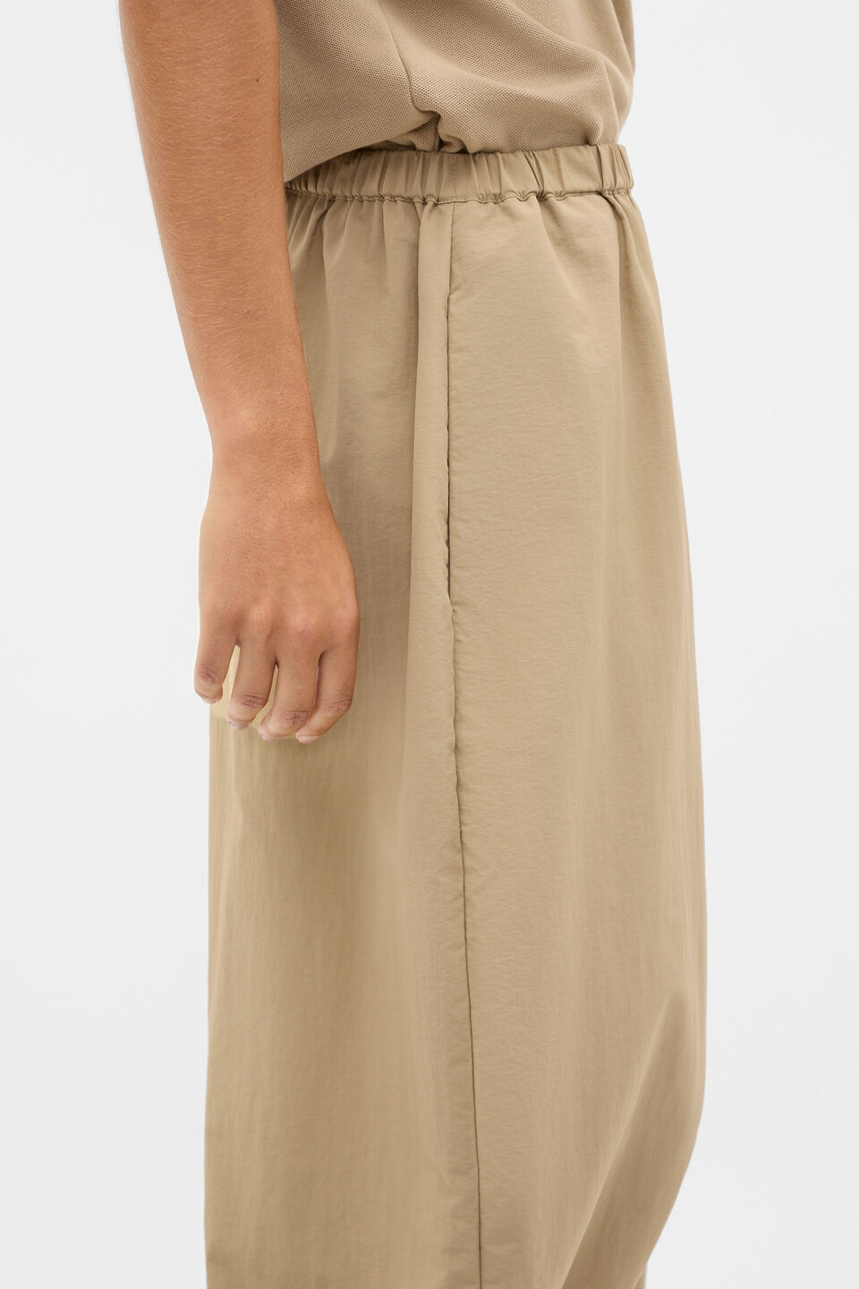 Parachute Elasticated Pant  Caramel Clay