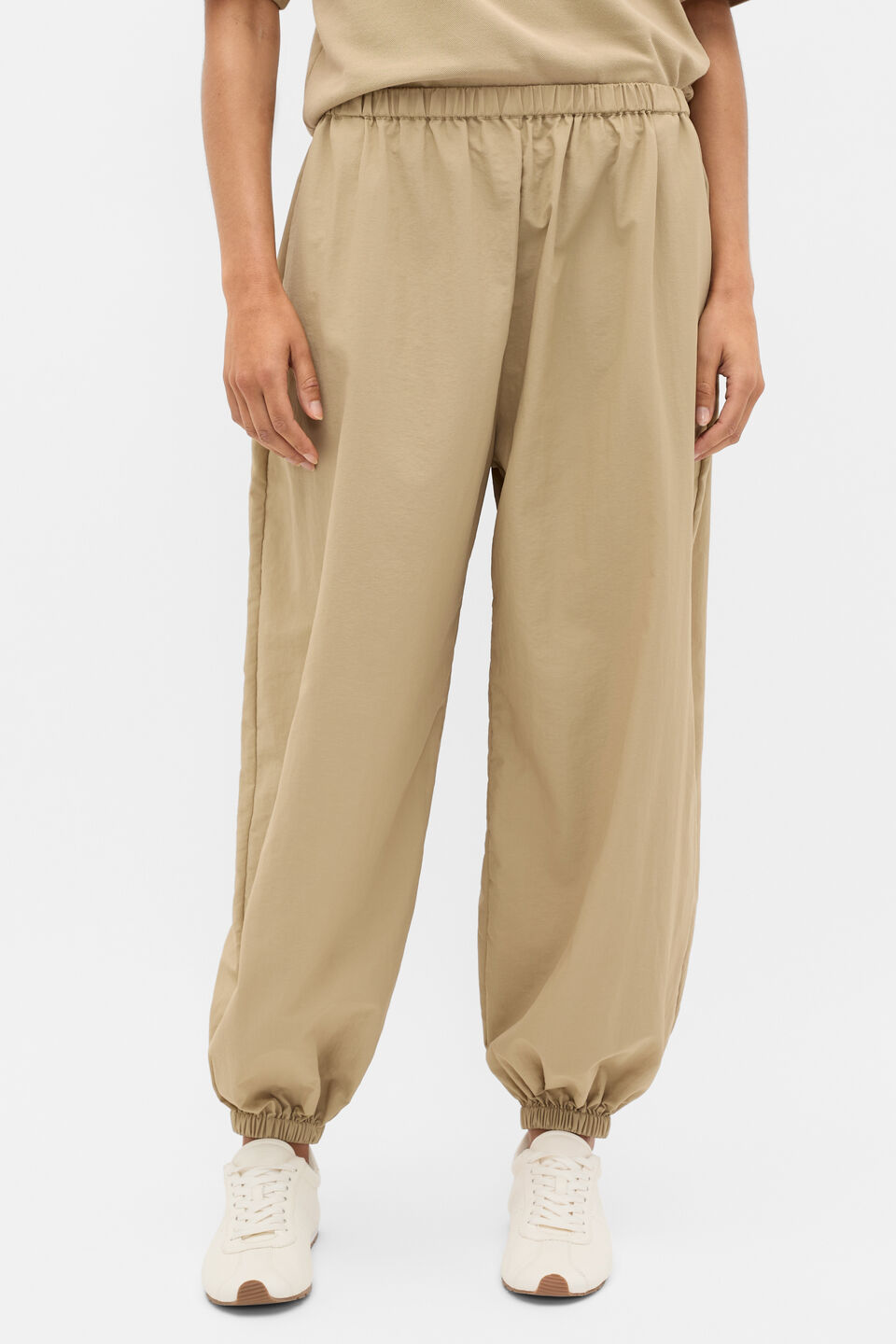 Parachute Elasticated Pant  Caramel Clay