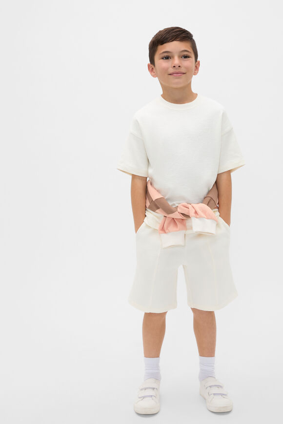 Texture Longline Short  Classic Cream  hi-res