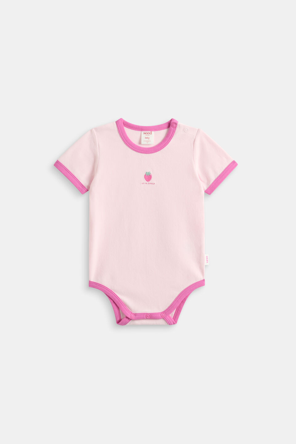 Strawberry Rib Bodysuit  Musk