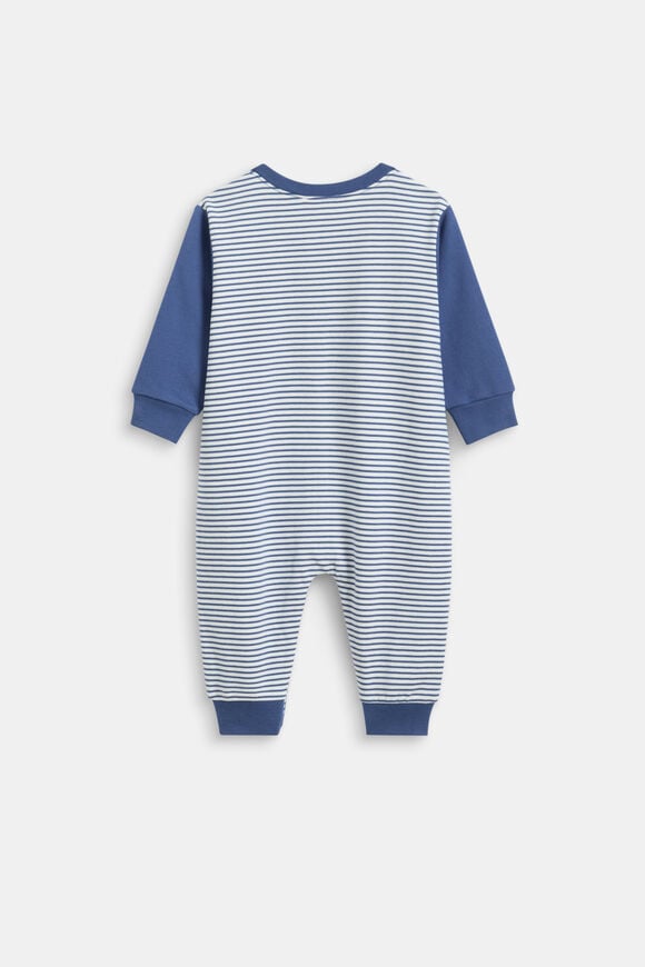 Logo Stripe Jumpsuit  Navy  hi-res