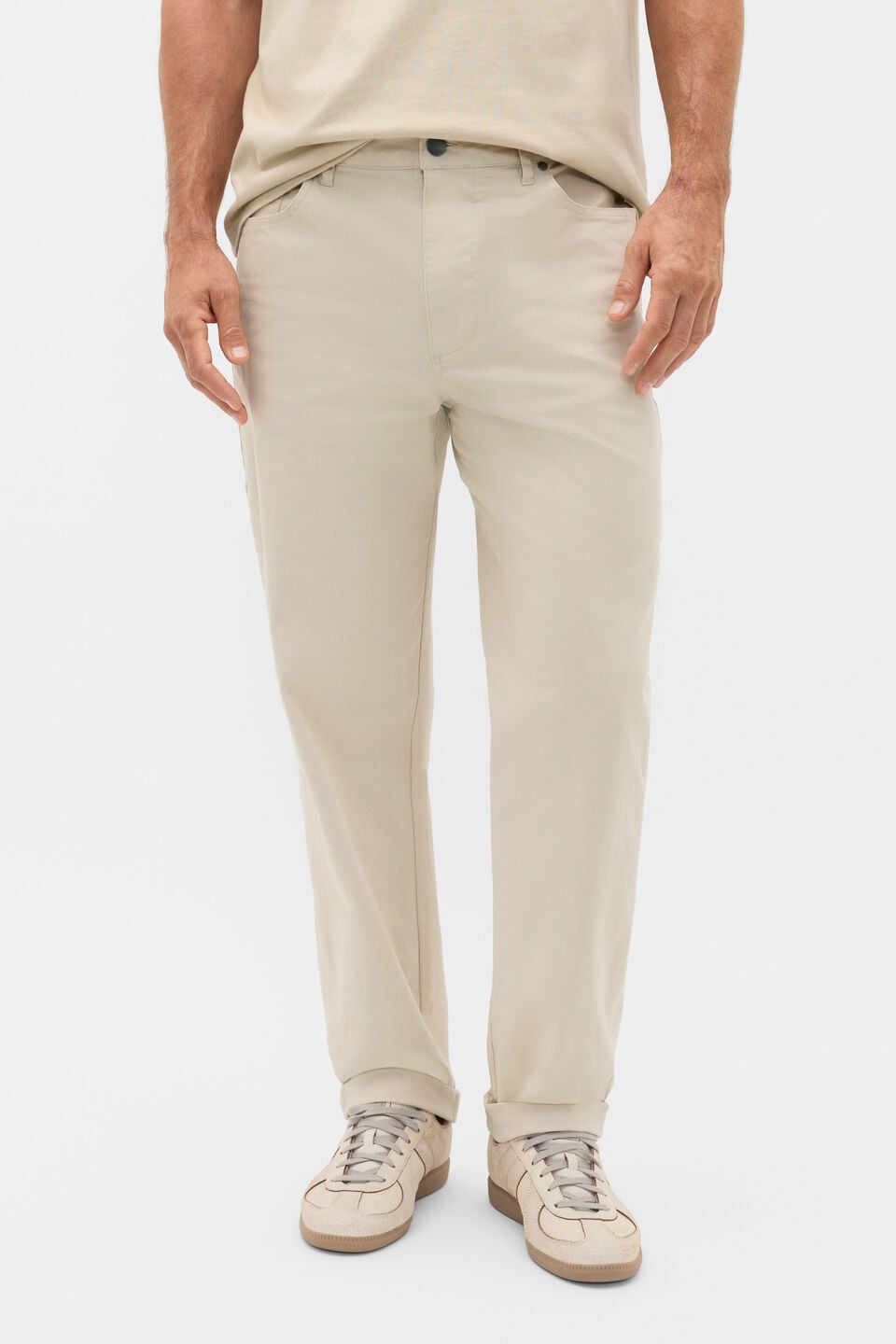 5 Pocket Pant  Cool Stone