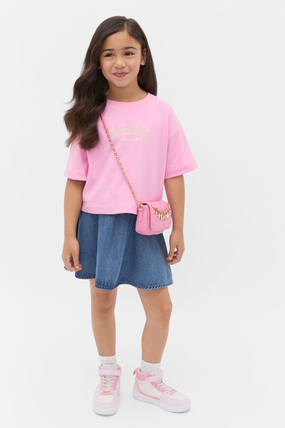 Denim Circle Skirt  Vintage Blue  hi-res
