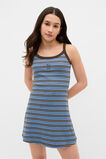 Stripe Logo Rib Dress  Multi  hi-res