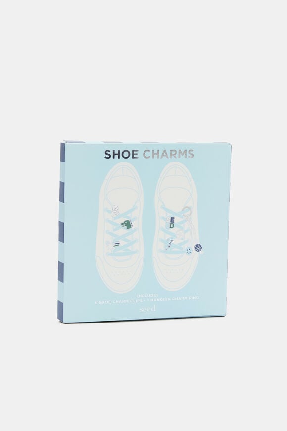 Shoe Charms  Blue Multi  hi-res