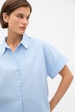 Poplin Short Sleeve Shirt  Chalk Blue  hi-res