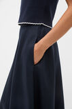 Core Linen Midi Skirt  Twilight Blue  hi-res