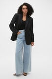 Wool Blend Blazer  Black  hi-res