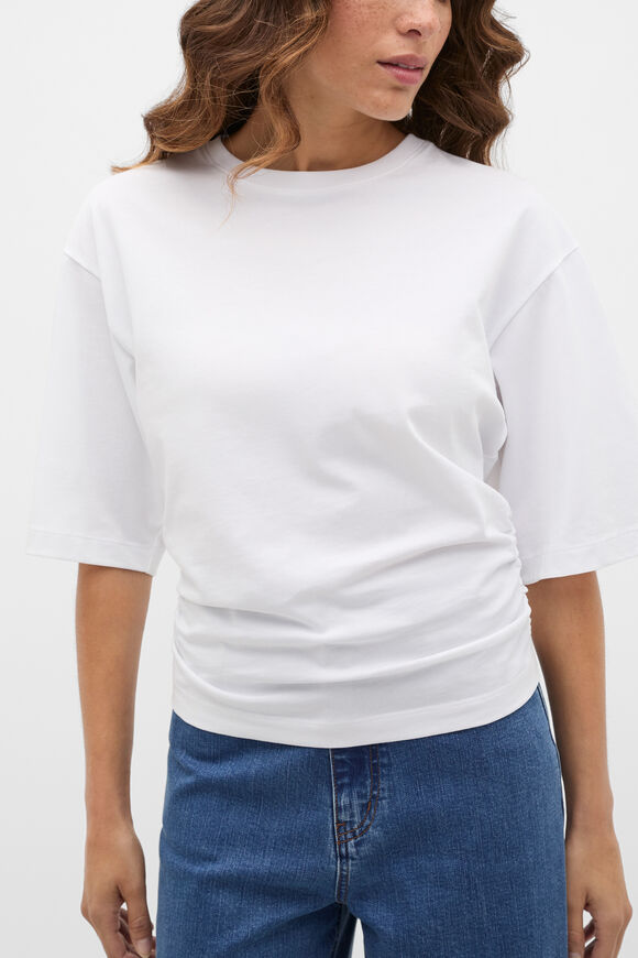 Waisted Crop Tee  Whisper White  hi-res