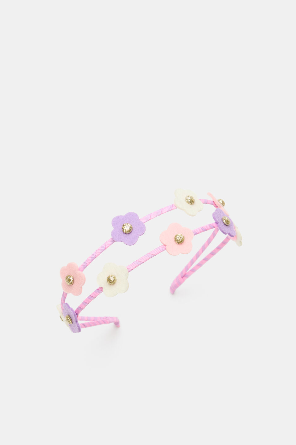 Flower Double Headband  Multi