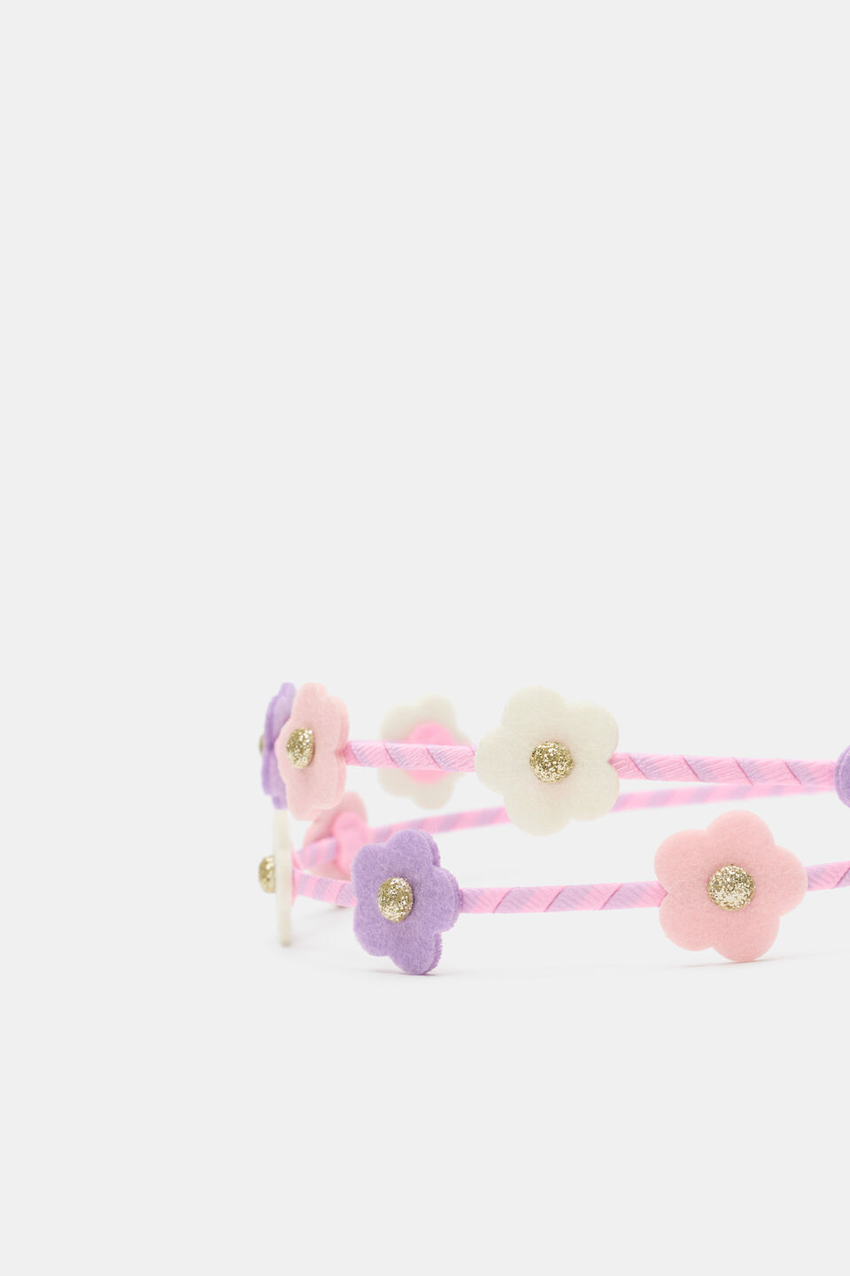 Flower Double Headband  Multi