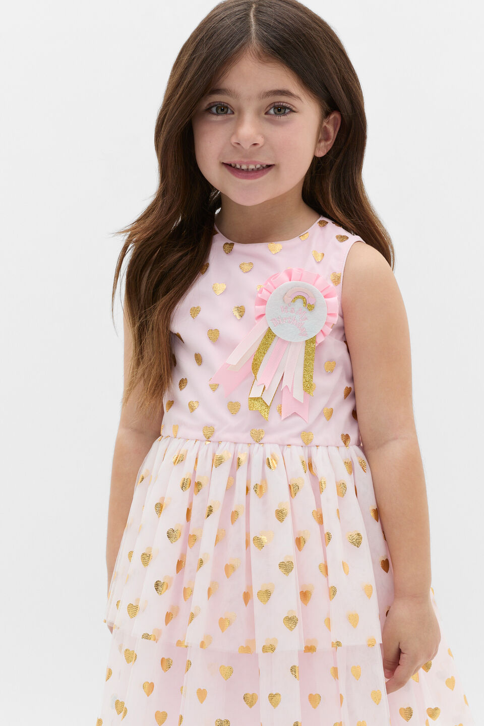 Birthday Badge  Pink Multi
