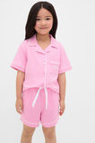 Piped Jersey SS Pyjama  Candy Pink  hi-res