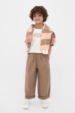 Colourblock Logo Tee  Walnut  hi-res