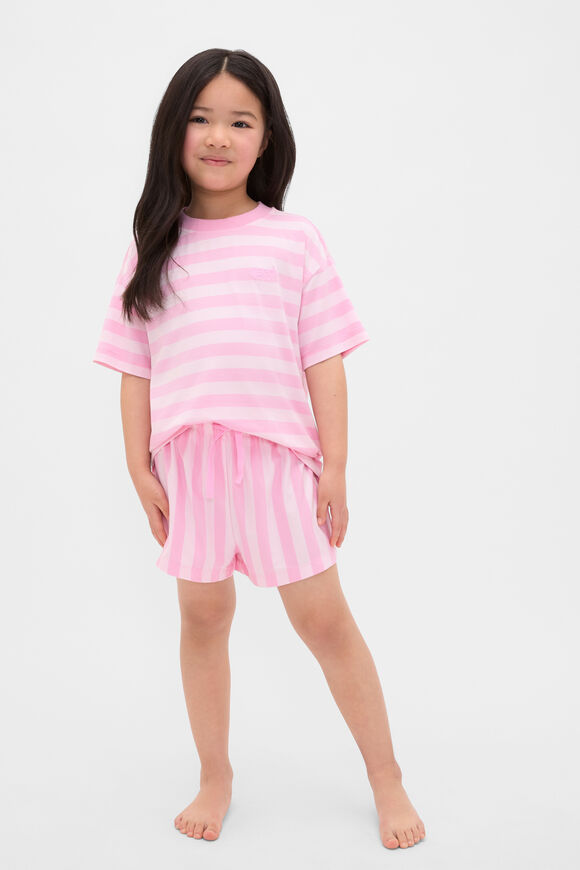 Stripe Logo Pyjama  Candy Pink Stripe  hi-res