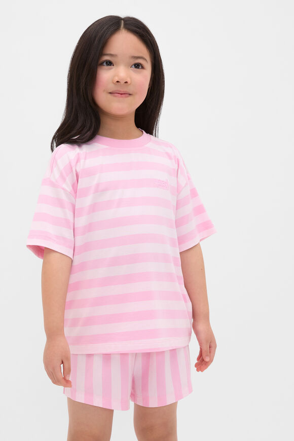 Stripe Logo Pyjama  Candy Pink Stripe  hi-res