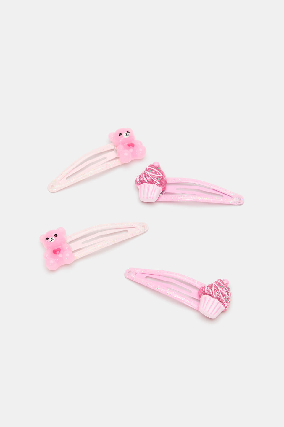 Bear and Cupcake Snap Pack  Candy Pink