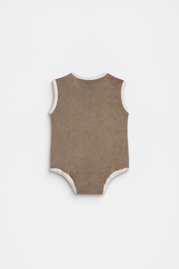 Terry Romper  Cookie  hi-res