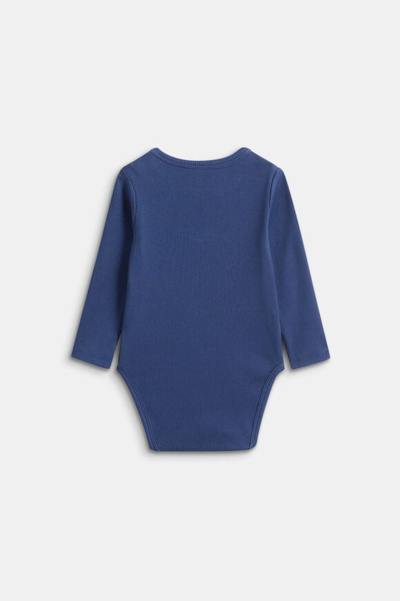 Core Logo Rib Bodysuit  French Navy  hi-res