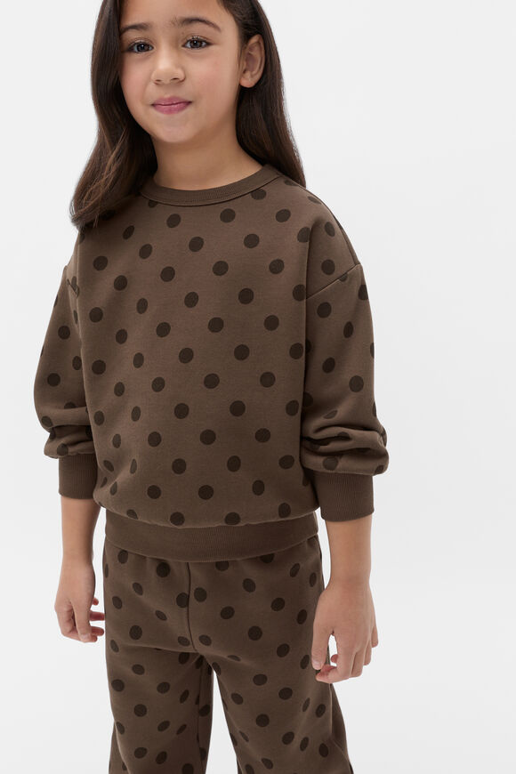 Relaxed Spot Sweat  Cacao  hi-res