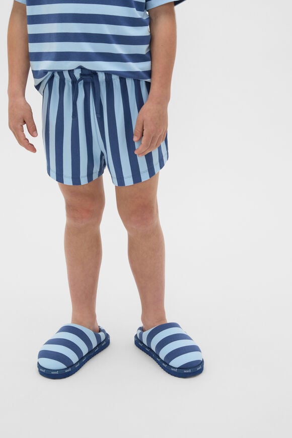 Mule Slipper  Washed Navy  hi-res