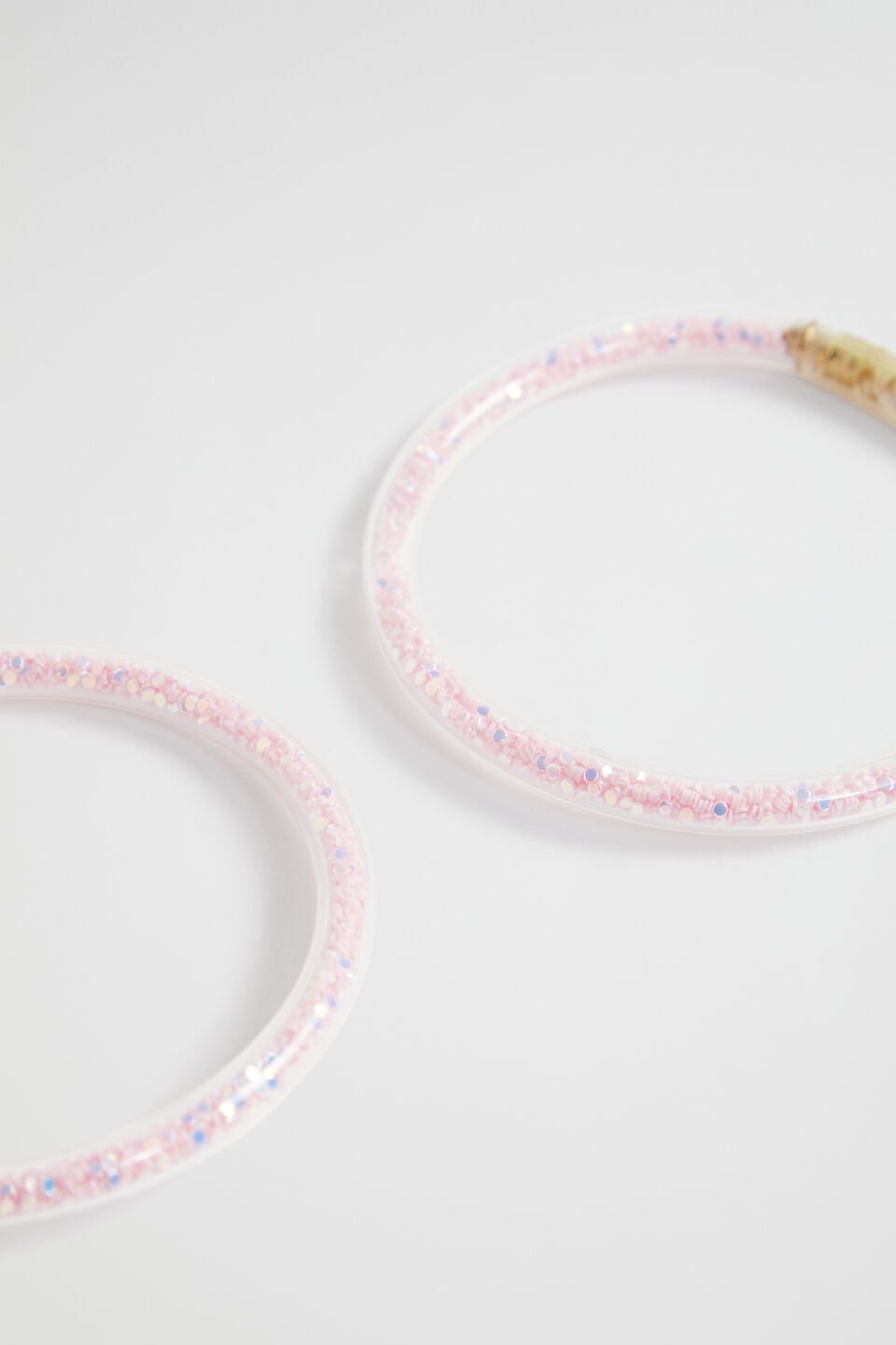 Glitter Bangle Pack  Pink