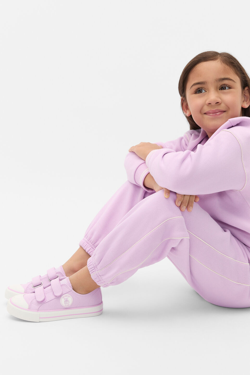 Quad Logo Sneaker  Orchid