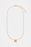 Bubble Letter Necklace  N  hi-res
