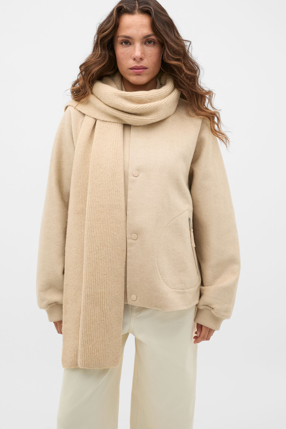 Cosy Scarf  Sandstone Marle
