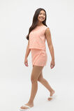 Embroidered Shell Top  Peach  hi-res