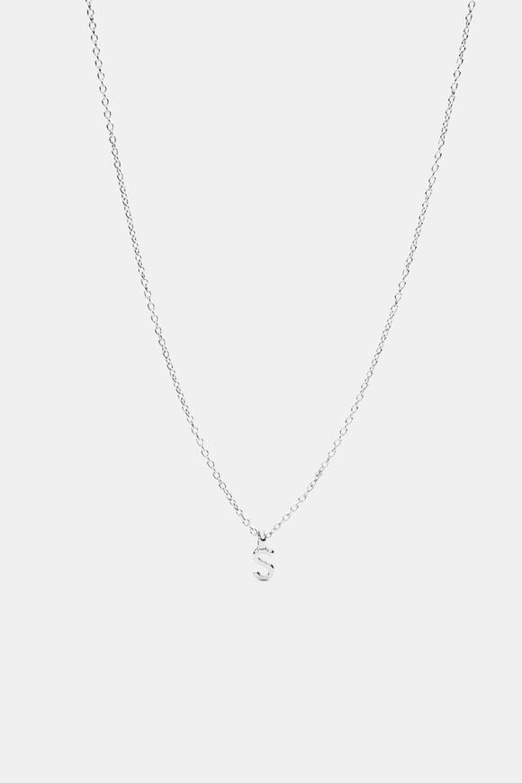 Silver Alphabet Necklace  S  hi-res