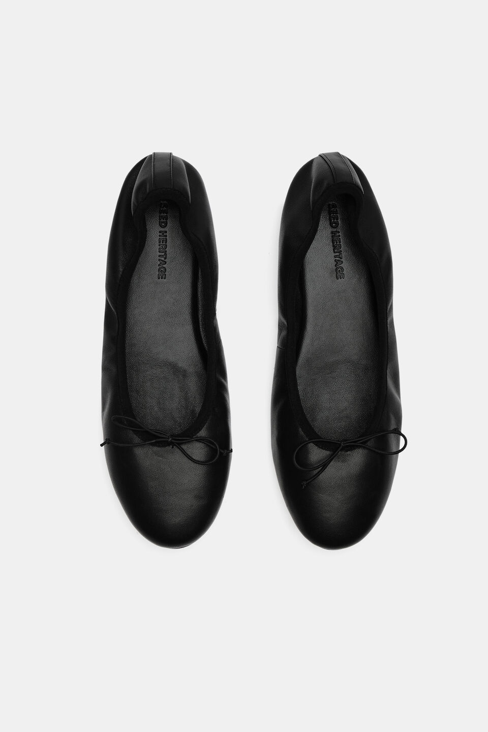 Rae Elasticated Ballet Flat  Black