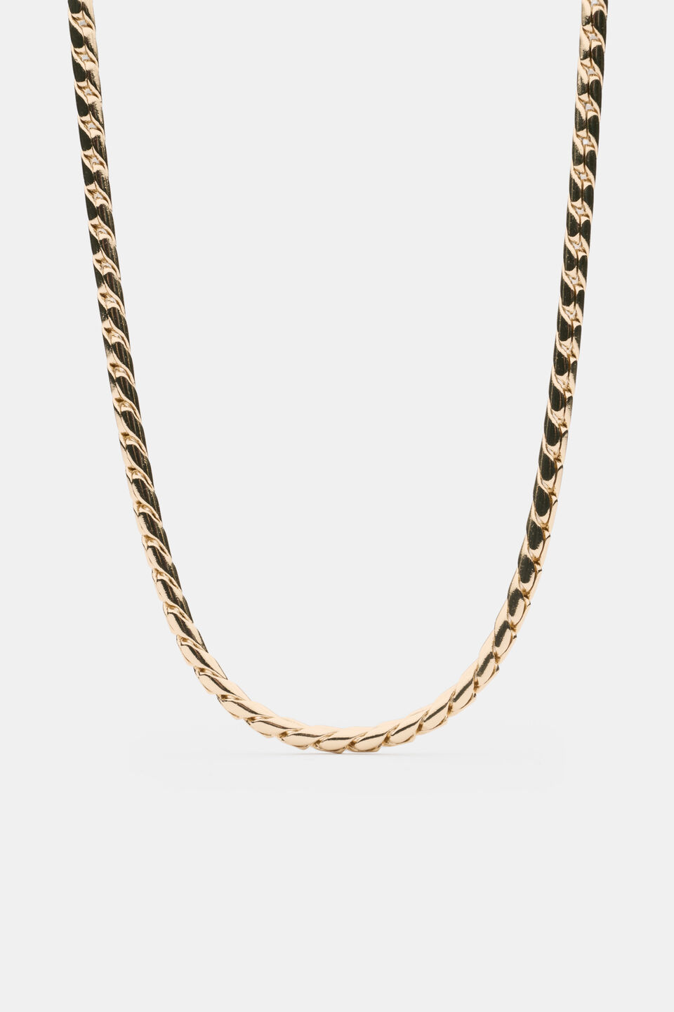 Twist Chain Necklace  Gold