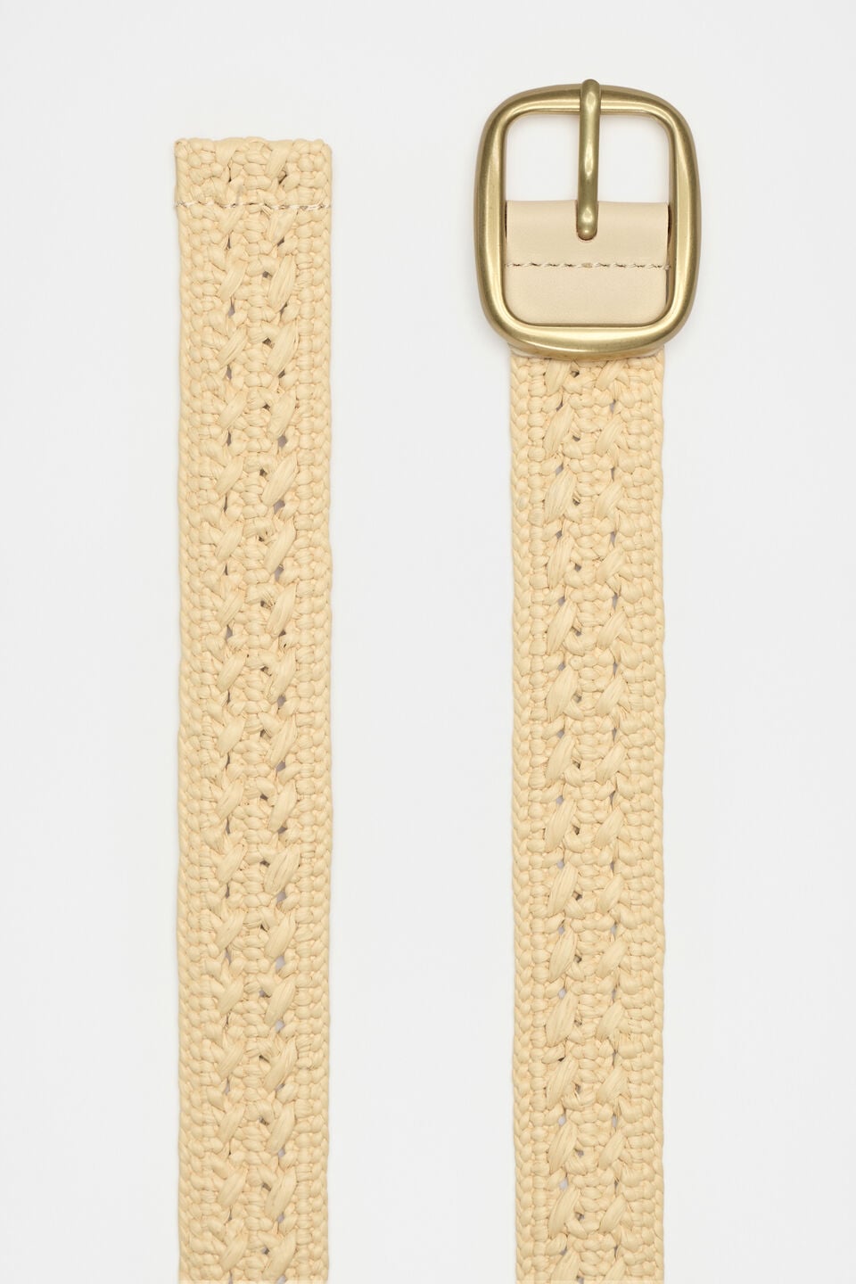 Zola Braided Belt  Natural