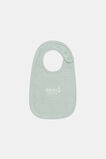 Core Logo Dribble Bib  Sage Stripe  hi-res