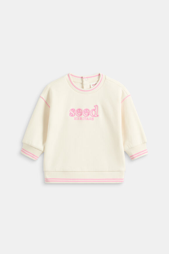 Core Logo Sweat  Classic Cream  hi-res