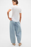 Cotton Curve Hem Tee  Whisper White  hi-res