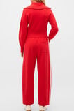 Double Knit Crop Zip Through  Chilli Red  hi-res
